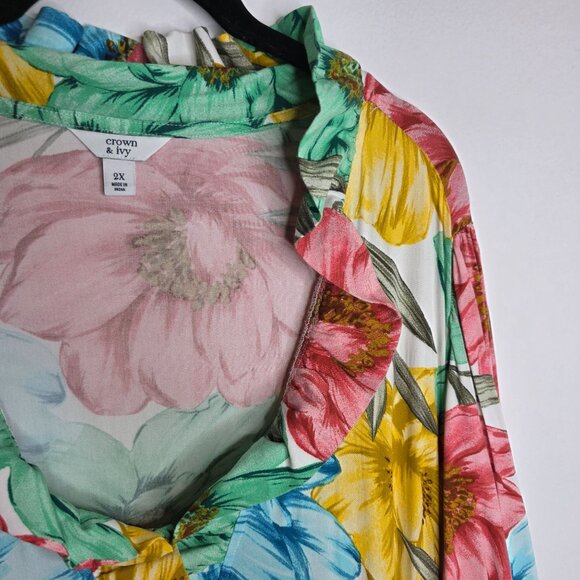 Crown & Ivy Dress Womens 2X - Picture 4 of 7